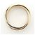 Anello Trinity Cartier in oro 18K tre colori - vista 5