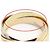 Anello Trinity Cartier in oro 18K tre colori - vista 9