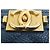 Portafoglio lungo con zip rotonda Chanel Boy Blu navy - vista 6