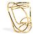 Bracciale rigido in metallo dorato Louis Vuitton D'oro - vista 2