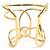Bracciale rigido in metallo dorato Louis Vuitton D'oro - vista 3