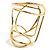 Bracciale rigido in metallo dorato Louis Vuitton D'oro - vista 4