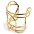 Bracciale rigido in metallo dorato Louis Vuitton D'oro - vista 5