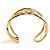 Bracciale rigido in metallo dorato Louis Vuitton D'oro - vista 6