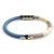 Bracciale Charm Damier Azur Louis Vuitton Blu Crudo