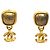 Orecchini a clip in metallo dorato Chanel D'oro