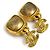 Orecchini a clip in metallo dorato Chanel D'oro - vista 2