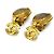 Orecchini a clip in metallo dorato Chanel D'oro - vista 3
