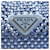 Borsa Prada blu in seta e viscosa 1BC515 - vista 15