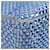 Borsa Prada blu in seta e viscosa 1BC515 - vista 6