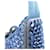 Borsa Prada blu in seta e viscosa 1BC515 - vista 7