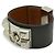 Hermès HERMES Collier de Chien Medor Bracelet Dark grey