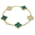 Van Cleef & Arpels Alhambra Charm Bracelet Green Yellow  - view 3