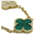 Van Cleef & Arpels Alhambra Charm Bracelet Green Yellow  - view 5
