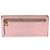 Cartera larga de cuero rosa Loewe Anagram - vista 2