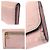 Cartera larga de cuero rosa Loewe Anagram - vista 5