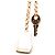 Collar Péndulo Kelly Clochette PM de Hermès Dorado - vista 2