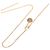 Collar Péndulo Kelly Clochette PM de Hermès Dorado - vista 6