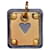 Hermès Pendentif Motif Coeur PM As de Coeur HERMES Noir Doré  - vue 1