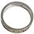 Gucci 18K Gold GG Logo Icon Band Ring Silvery - view 6