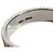 Gucci 18K Gold GG Logo Icon Band Ring Silvery - view 9