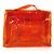 Borsa Tote Kelly in vinile di Hermès Bianco Arancione - vista 2