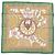 Foulard in seta Carre 90 L'OR DES CHEFS di Hermès D'oro Verde - vista 3