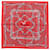 Sciarpa di seta rossa Louis Vuitton Rosso