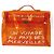 Hermès HERMES Vinyl Kelly Tote Handtasche Orange