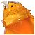 Hermès HERMES Vinyl Kelly Tote Handtasche Orange - Ansicht 4