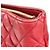 Sac cabas matelassé vintage Chanel Rouge - vue 4
