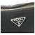 Borsa a vita Triangle Plate VL033 di Prada Nero - vista 7