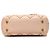 Dior Mini Lady Dior in agnello marrone morbido con borchie Cannage Carne - vista 3