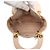 Dior Mini Lady Dior in agnello marrone morbido con borchie Cannage Carne - vista 4