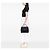 Borsa Chanel Kelly in denim nero con CC - vista 7
