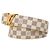 Cintura Initiales Damier Azur Beige Louis Vuitton - vista 2