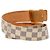 Cintura Initiales Damier Azur Beige Louis Vuitton - vista 3