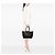 MCM Tote Claudia Studded in Nylon Visetos Nero - vista 7