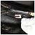 Vanity Chanel Schwarze gesteppte Lammleder Kosmetiktasche mit Kette und Quaste - vista 6