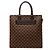 Bolso Plat GM Venice Damier Ebene Marrón Louis Vuitton Castaño