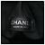 Tote de lona rayada negra CC de Chanel Negro - vista 5
