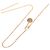 Halskette Anhänger Kelly Clochette aus 18k Roségold Klein Hermès Pink Golden - Ansicht 6