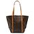 Braune Monogramm Einkaufstasche Louis Vuitton