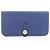 Billetera bi-fold larga Dogon de Hermès Azul