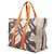 Borsa Tote Nou Marin di Hermès Beige Arancione Blu navy - vista 2