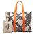 Borsa Tote Nou Marin di Hermès Beige Arancione Blu navy - vista 6
