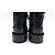 NUEVAS BOTAS DE COMBATE CHANEL G33185 39 EN CUERO QUILTED Negro - vista 5