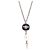 Christian Dior NUOVO COLLIER DIOR SAUTOIR PENDENTE API PERLA 94,5 CM COLLANA IN METALLO D'oro