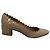 Chloé Lauren Pumps mit gewelltem Rand aus beigem Lackleder