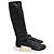 Botas Level Sock Runner Rick Owens x Adidas en Cuero Negro